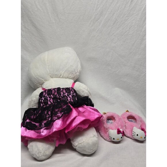 Hello Kitty Build A Bear Plush Doll White Sanrio OG 18” With Outfit And Shoes - Picture 15 of 15